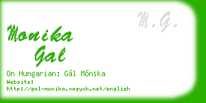 monika gal business card