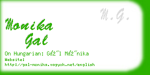 monika gal business card